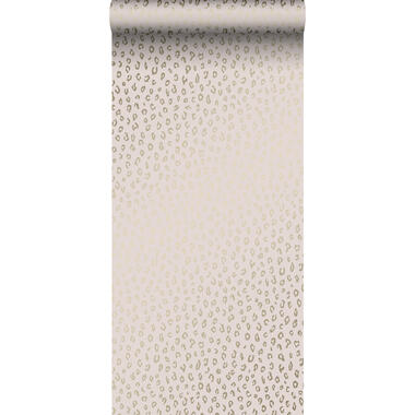 ESTAhome behang - panterprint - zacht roze en goud - 0,53 x 10,05 m product