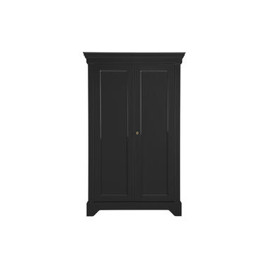 Armoire - Pin - Noir - 191x118x47 - WOOOD - Isabel product