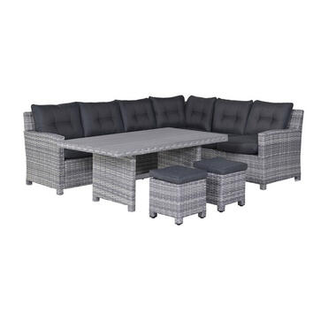 Garden Impressions Alazio lounge diningset - Rechts Cloudy grey product