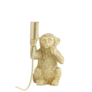 Tafellamp Monkey - Goud - 13x12,5x23,5cm product