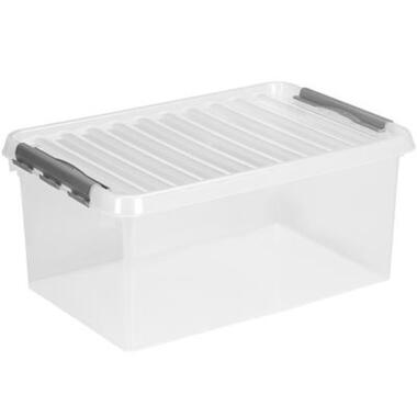 Q-line boîte de rangement 45L transparent métallique product