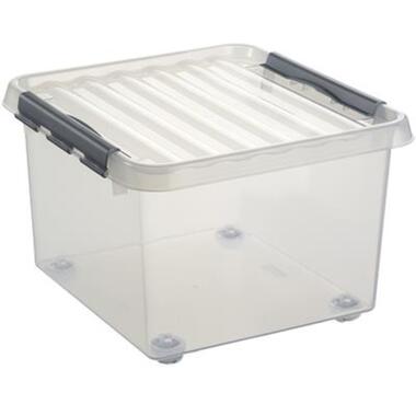 Q-line rollerbox 26L transparant metaal product