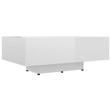 vidaXL Table basse Blanc brillant 85x55x31 cm Bois d'ingénierie product