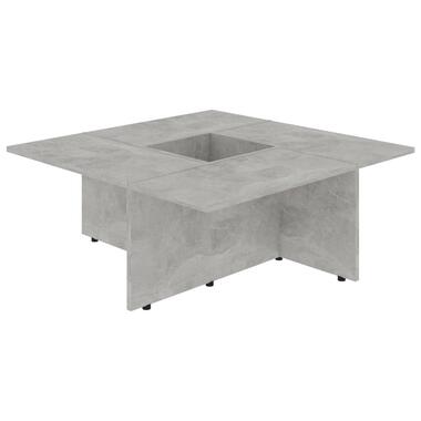 vidaXL Salontafel 79,5x79,5x30 cm spaanplaat betongrijs product