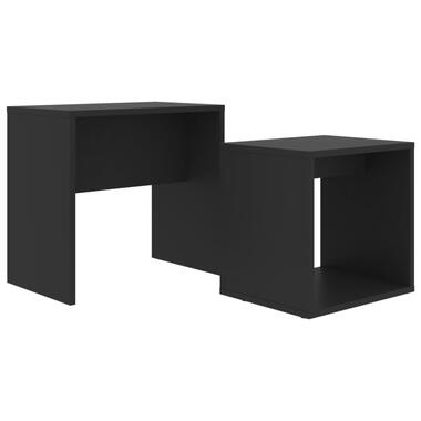 vidaXL Ensemble de table basse Noir 48x30x45 cm Bois d'ingénierie product