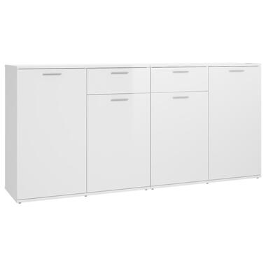 vidaXL Buffet Blanc brillant 160x36x75 cm Bois d'ingénierie product