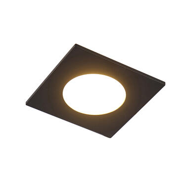 QAZQA Spot encastrable moderne noir avec LED dimmable en 3 étapes IP65 - product