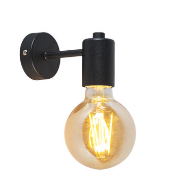 QAZQA wandlamp Facil zwart E27 product