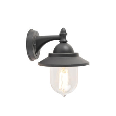 QAZQA wandlamp buiten Oxford donkergrijs E27 product