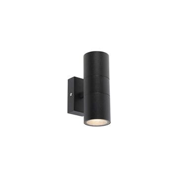 QAZQA wandlamp buiten Duo zwart GU10 product