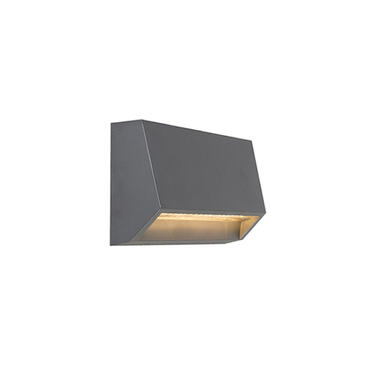 Qazqa applique d&#39;extérieur moderne gris foncé avec led ip65 - sandstone 2 product