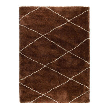 Interieur05 tapis berbère rectangulaire Nea rouille/crème - 190 x 135 cm product