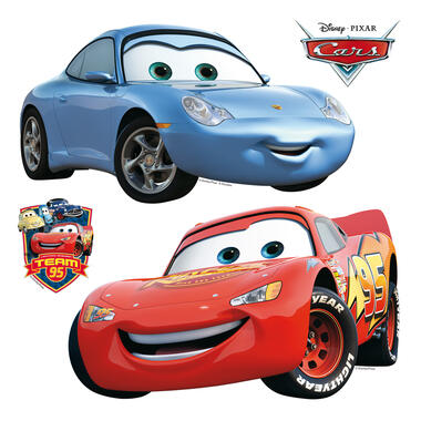 Disney muursticker - Cars - blauw en rood - 30 x 30 cm - 600219 product