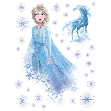 Disney sticker mural - La Reine des neiges Elsa - bleu clair - 65 x 85 cm product