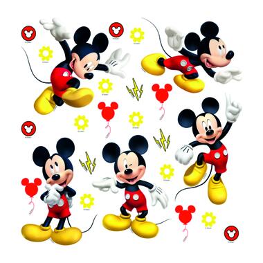 Disney sticker mural - Mickey Mouse - rouge et jaune - 30 x 30 cm product