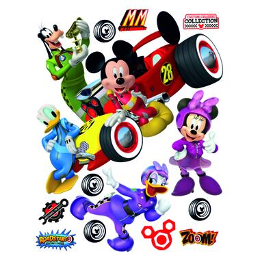 Disney muursticker - Mickey Mouse & Donald Duck - geel, rood en paars product