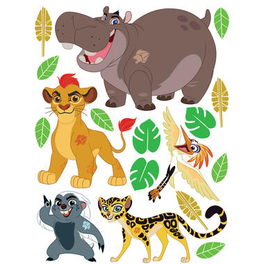 Disney sticker mural - La Garde de Roi lion - marron, jaune et vert product