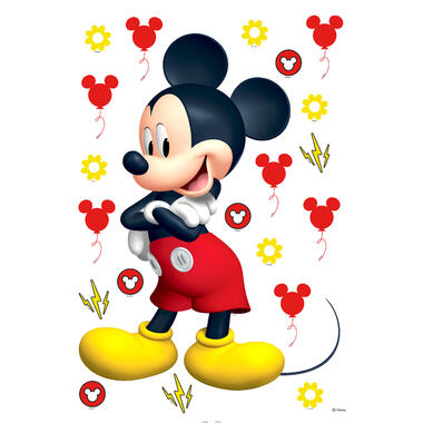 Disney muursticker - Mickey Mouse - geel en rood - 42,5 x 65 cm product