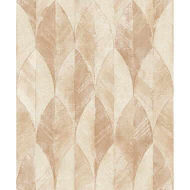 Dutch Wallcoverings - Nomad Gold leaf beige - 0,53x10,05m product