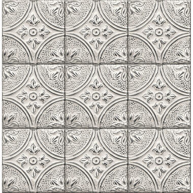 Dutch Wallcoverings - Trilogy Tin ceiling grey/white - 0,53x10,05m product