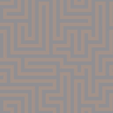 Dutch Wallcoverings - Indulgence Maze grey/rose/gold - 0,53x10,05m product