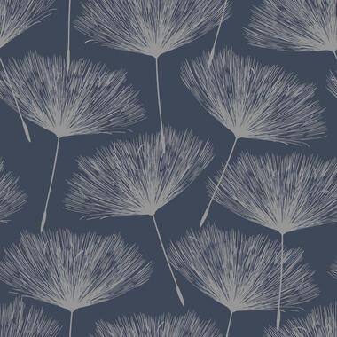 Dutch Wallcoverings - Indulgence Fleur navy - 0,53x10,05m product