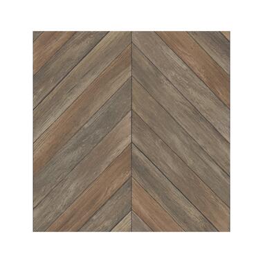 Dutch Wallcoverings - Trilogy Parisian parquet taupe - 0,53x10,05m product