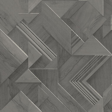 Dutch Wallcoverings - Onyx dessin antraciet - 0,53x10,05m product