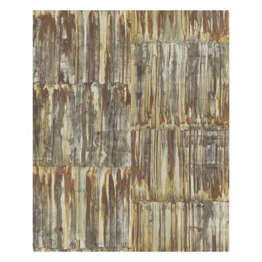 Dutch Wallcoverings - Trilogy Patina panels sage/rust - 0,53x10,05m product