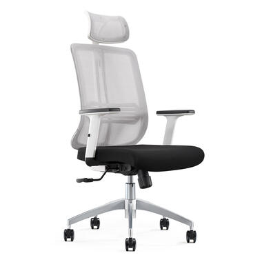 Chaise de bureau Torino - Noir / Blanc product