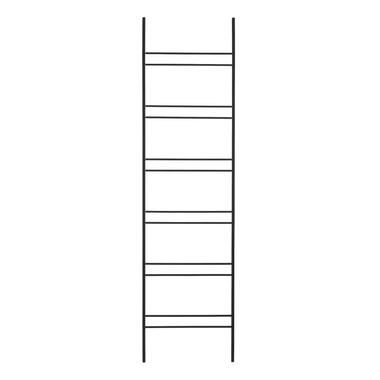 Mica Decorations Decoratie Ladder - L40 x H150 cm - Zwart product