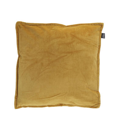In The Mood Collection Charme Coussin - L50 x l50 cm - Velours - Ocre product
