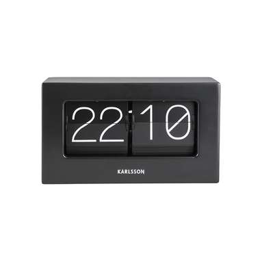 Table clock Boxed Flip matt black product