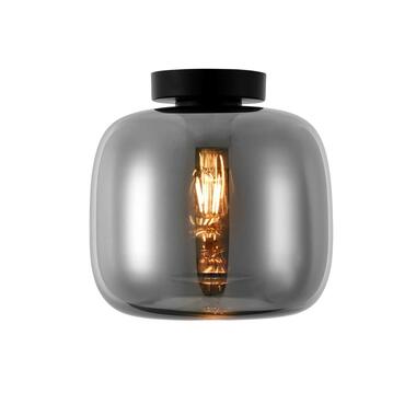 Plafondlamp Preston Ø 24 cm rook glas zwart product