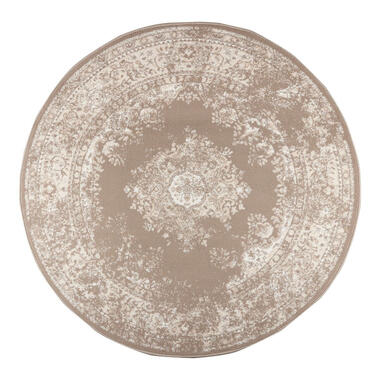 Interieur05 tapis rond Keshan taupe/brun - 190 x 190 cm product