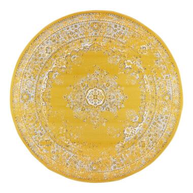 Interieur05 Intérieur05 tapis rond vintage Keshan jaune - 160 x 160 cm product