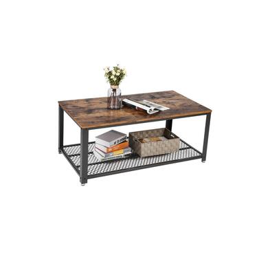 Parya Home - Table basse vintage - 105x45x60cm - bois - noir product