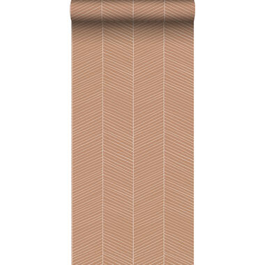 ESTAhome papier peint - chevron - terracotta claire - 0,53 x 10,05 m product