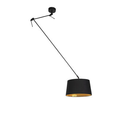 Qazqa hanglampen blitz zwart e27 product