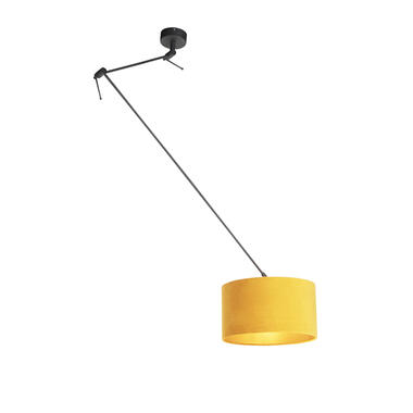 QAZQA hanglamp Blitz geel E27 product