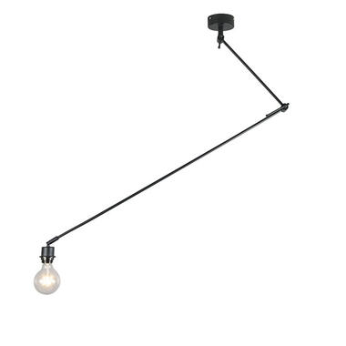 Qazqa hanglampen blitz zwart e27 product