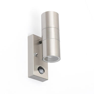 Qazqa sensorlamp duo zilverkleurig gu10 product