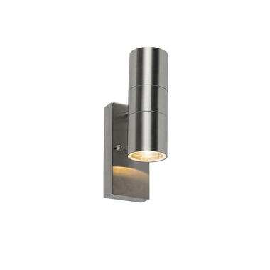 Qazqa sensorlamp duo zilverkleurig gu10 product