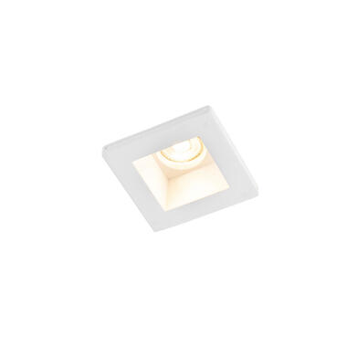 QAZQA spot encastré carré blanc 12 cm - gypsy stucco product