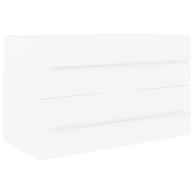 vidaXL Armoire d'évier Blanc 80x38,5x48 cm Aggloméré product