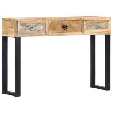 vidaXL Table console 110 x 30 x 76 cm Bois de manguier massif product