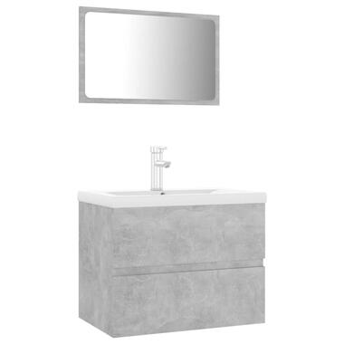 vidaXL Meubles de salle de bain gris béton bois d'ingénierie product