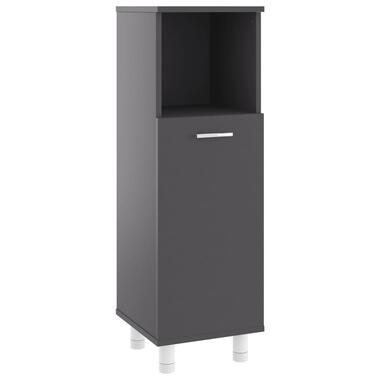 vidaXL Armoire de salle de bain Gris 30x30x95 cm Aggloméré product