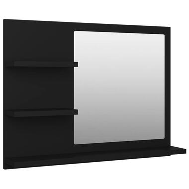 vidaXL Miroir de salle de bain Noir 60x10,5x45 cm Aggloméré product