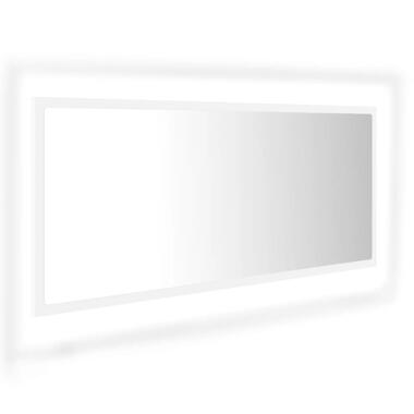 vidaXL Miroir à LED de salle de bain Blanc 100x8,5x37 cm Acrylique product